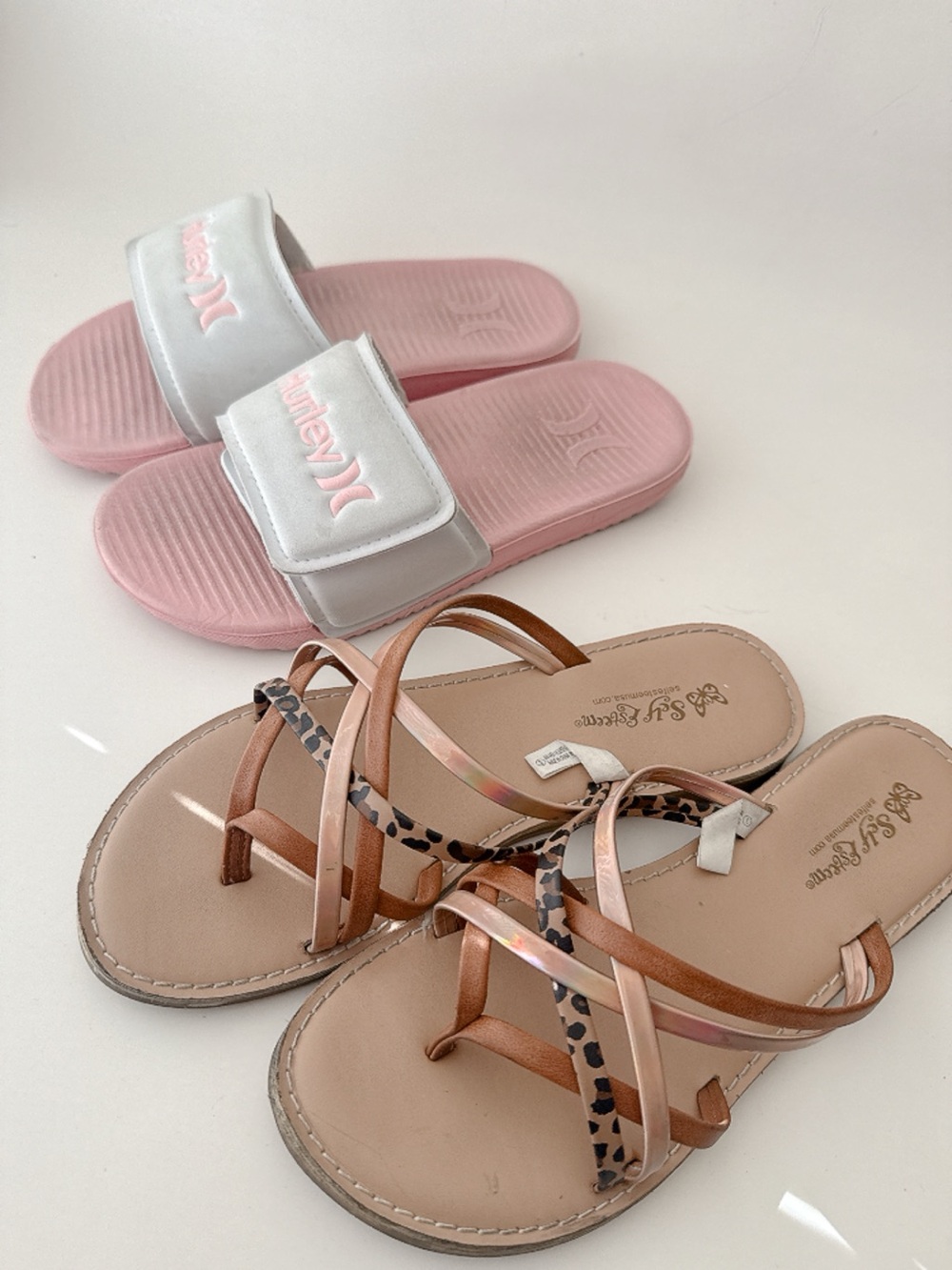 Girls Size 3 Sandal Bundle - 2 Pairs for $15